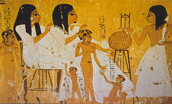 고대 이집트 귀족과 평민의 옷차림