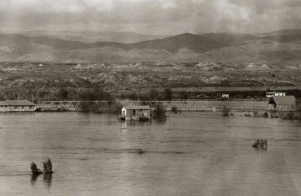 1935년 요단강 범람 사진