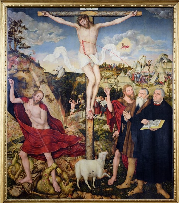 십자가(크라나흐의 바이마르 제단화1555)