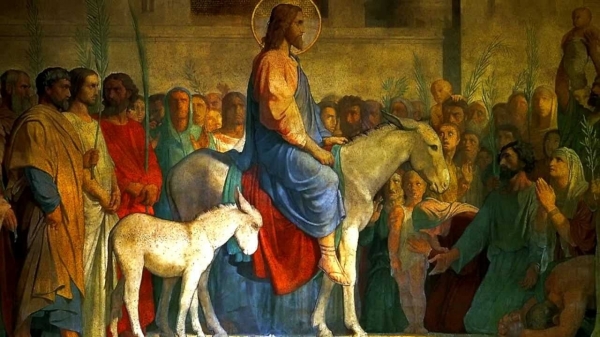 “Jesus Enters Jerusalem.” J.H. Flandrin, 1842. Paris