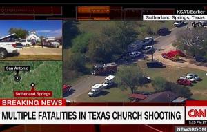 텍사스에 자리한 교회 예배중 총격사건 발생
